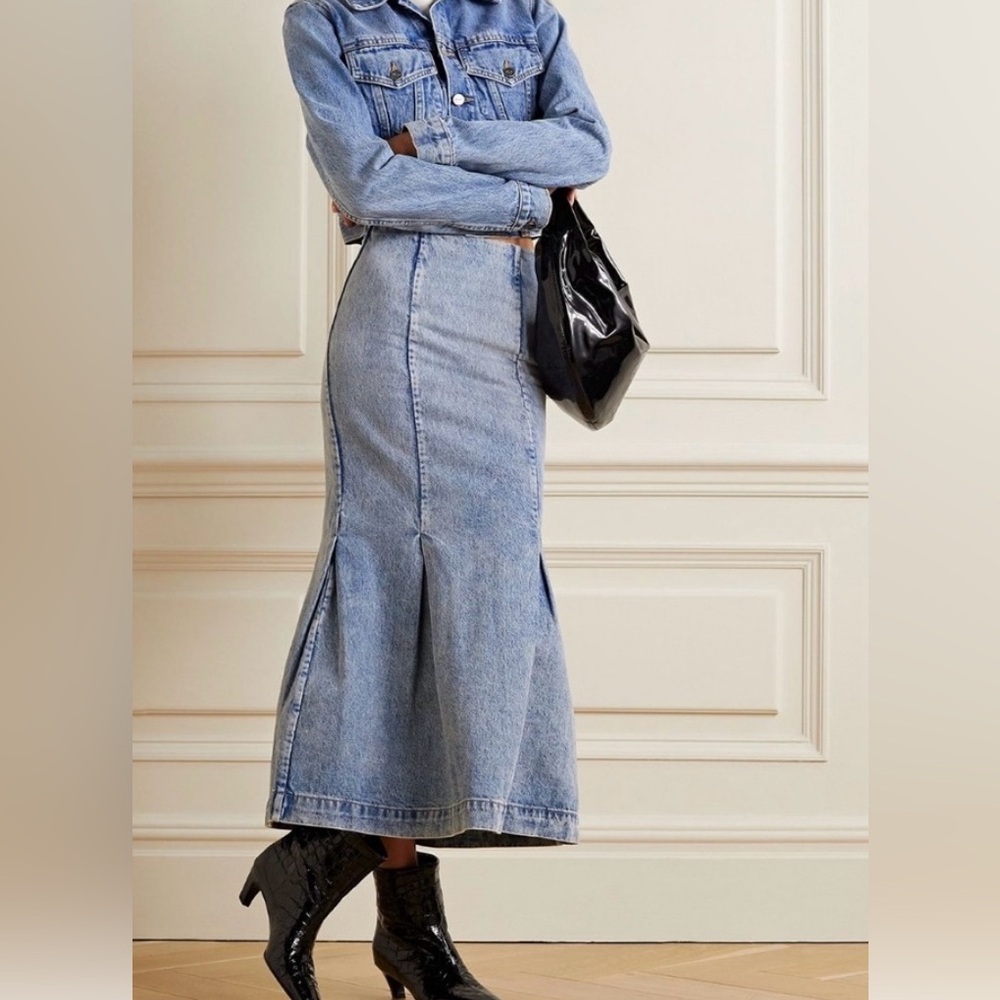 KHAITE Light Blue Denim Jeans